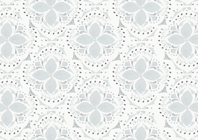 Batik Tile, Grey Skies - Twist&Fit Roller Blind - Image 6